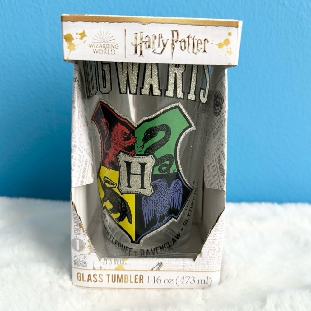 Harry Potter Hogwarts Glass Tumbler